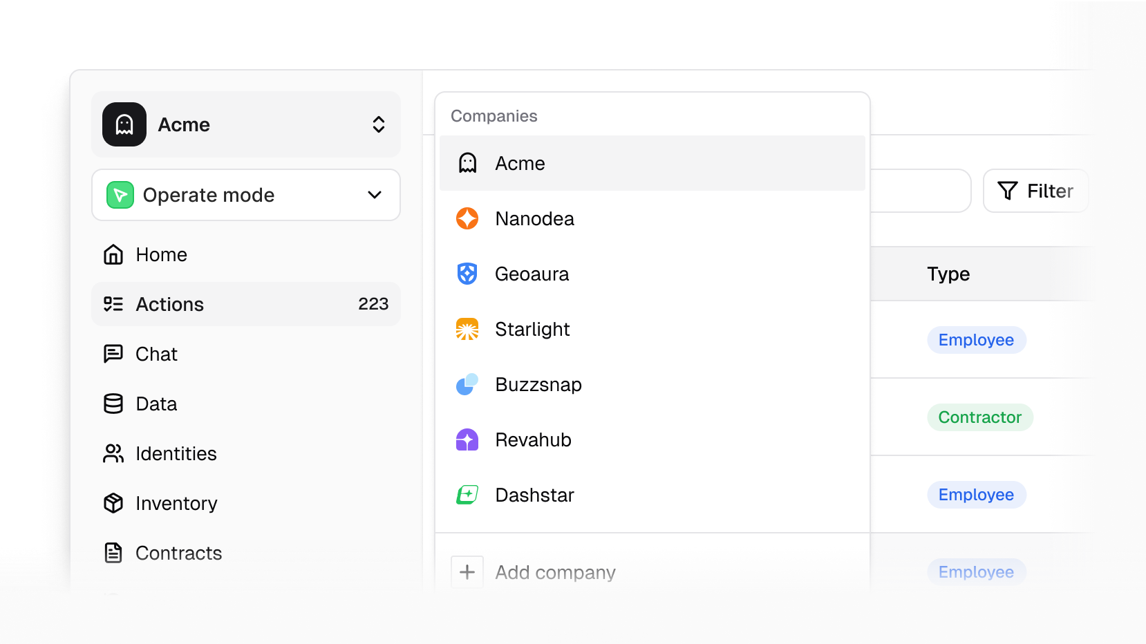 ORVO offboarding workflow
